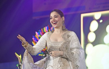 Burdwan, Purba Bardhaman District, West Bengal (India) - 28.01.2025: Indian actress Tamannaah Bhatia was present as the chief guest at the inaugural ceremony of 