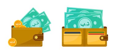 Wallet with Bahraini Dinar Money