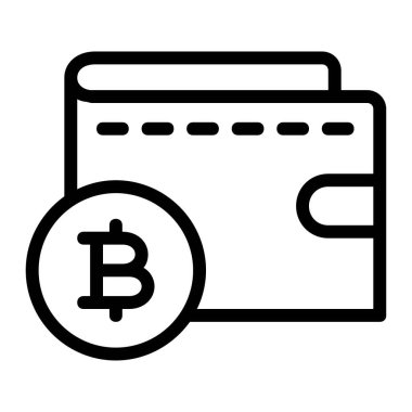 Wallet Icon with Thai Baht Symbol