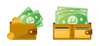 Wallet with Lebanese Pound Money