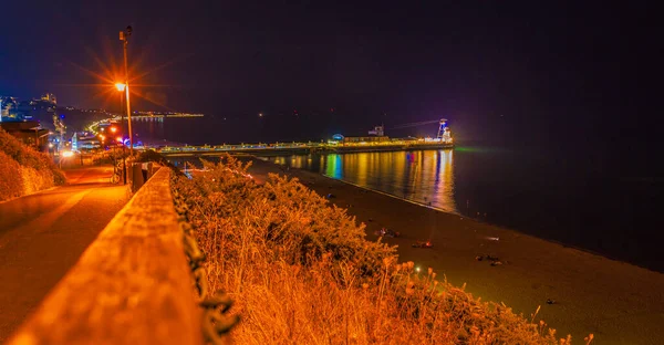 Bournemouth Pier and Beach during night England