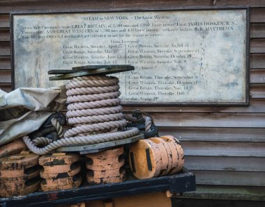 İngiltere, Bristol rıhtımında halat sargıları