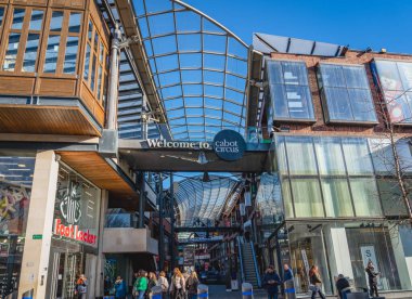 Entrance of Cabot Circus in Broadmead, Bristol