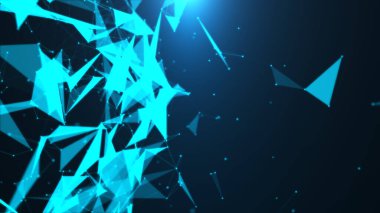 İş sunumları için beyaz arka plan. Moleküler yapı. Çizgiler, noktalar, üç boyutlu uzayda düzlemler. Sibernetik noktalar, yaratıcı afişler. Gri renk