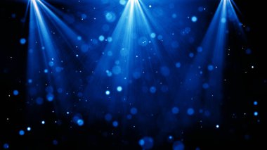 Mavi, kırmızı, turuncu, pembe, sarı arka plan gece performansı için spot ışıkları: soyut Noel