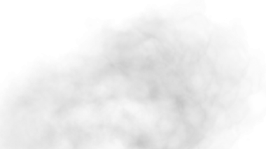 Şeffaf arkaplan üzerinde Soyut Duman ve Sis Kaplaması