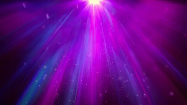 Işıl ışıl Mor ve Mavi Işık Bir Merkez Noktasından Parlıyor