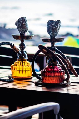 Hindistan, Sahil Goa 'dan renkli Hookahlar
