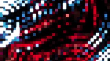 Canlı Pikselleştirilmiş Mozaik Soyut Arkaplan Canlandırması