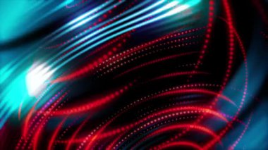 Dinamik Soyut Arkaplan Harmanlanan Neon Renkleriyle Döngüleniyor