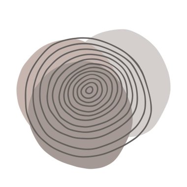 Boho stili soyut şekil, basit el çizimi sanat objeleri modayı gösteren pastel renkler, minimalist koleksiyon kart, pankart, modern posterler, tekstil, duvar sanatı için mükemmel.