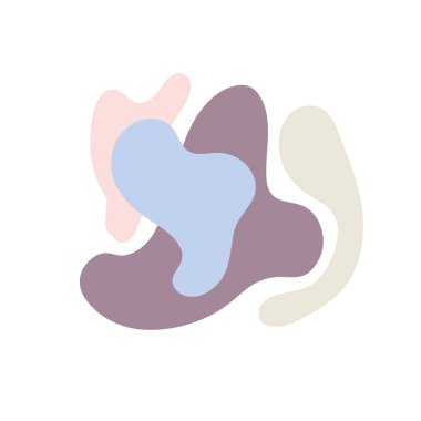 Boho stili soyut şekiller, basit el çizimi sanat objeleri modayı gösteren pastel renkler, minimalist koleksiyon kart, pankart, modern posterler, tekstil, duvar sanatı için mükemmel.