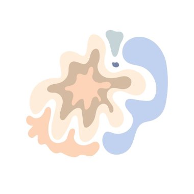 Boho stili soyut şekiller, basit el çizimi sanat objeleri modayı gösteren pastel renkler, minimalist koleksiyon kart, pankart, modern posterler, tekstil, duvar sanatı için mükemmel.