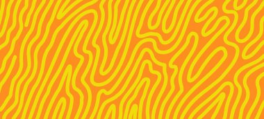 Kıvrımlı dalgalı çizgilerle soyut arkaplan modayla el çizimi vektör çizimi, basit düzen, çizgi sanatı olan minimalist resim, baskı için geometri, pankart, ev dekorasyonu, kusursuz desen