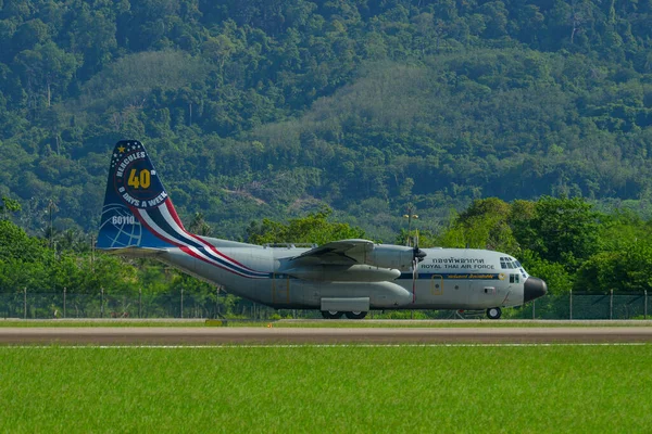 Langkawi Malaysia May 2023 Royal Thai Air Force Lockheed 130H — Stock Photo, Image