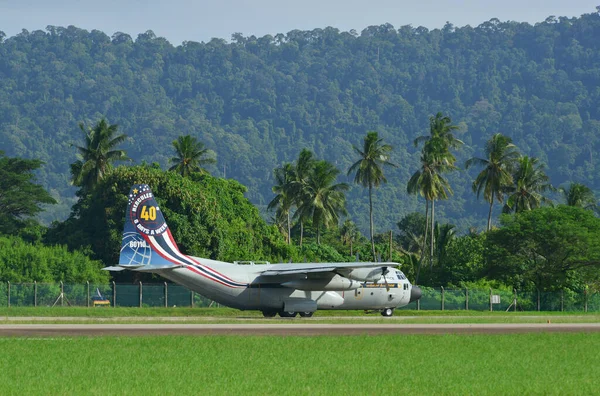 Langkawi Malaysia Mai 2023 Lockheed 130H Hercules 60110 Der Royal — Stockfoto