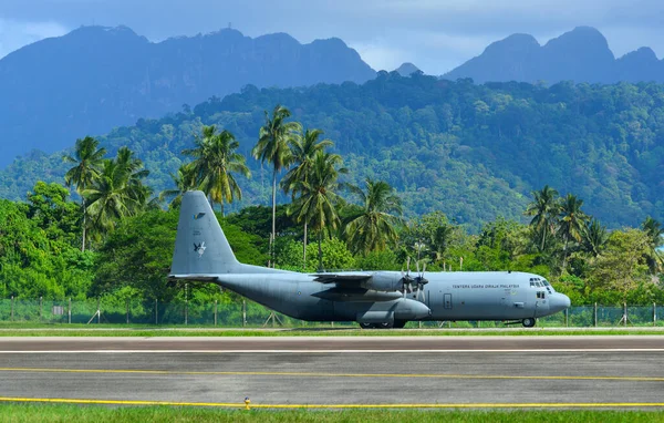 Langkawi Malaysia May 2023 Lockheed 130H Hercules M30 Tudm Royal — Stock Photo, Image