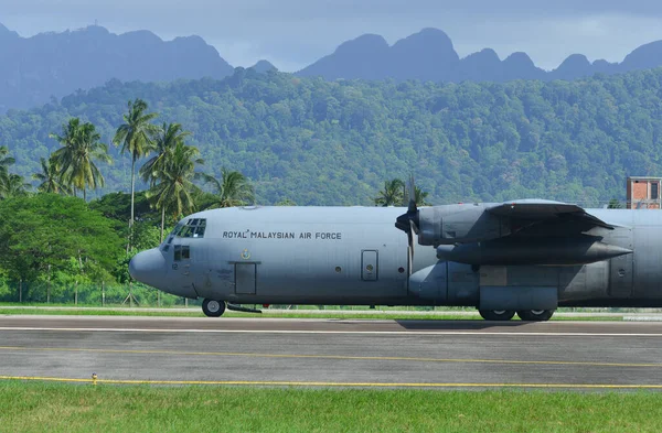 Langkawi Malasia Mayo 2023 Lockheed 130H Hércules M30 Tudm Real —  Fotos de Stock