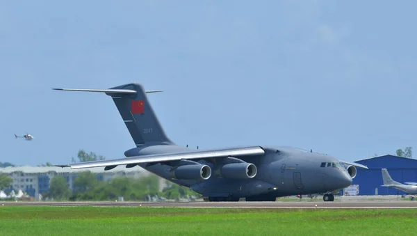 马来西亚兰卡维 2023年5月28日 中国人民解放军中国空军西安Y 20A 20147 在马来西亚兰卡维机场 Lgk — 图库照片