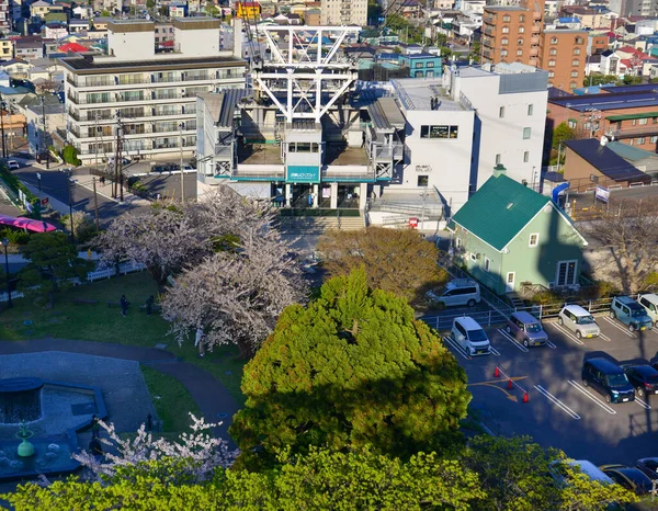 Hakodate Japão Abril 2023 Paisagem Cidade Portuária Pôr Sol Vista — Fotografia de Stock