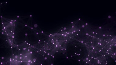 Ağ bağlantısı yapısı. Mavi bilim geçmişi. Soyut dijital arkaplan. Büyük veri görselleştirmesi. 3d oluşturma.