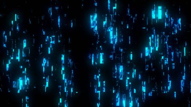 Soyut arıza geçmişi. Ses efektli dijital hasar arkaplanı. Hata dokusu. Bilgisayar virüsü. Bozuk kod. 3d oluşturma.