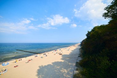 Vacation at the baltic sea coast of Poland in Rewal. High quality photo