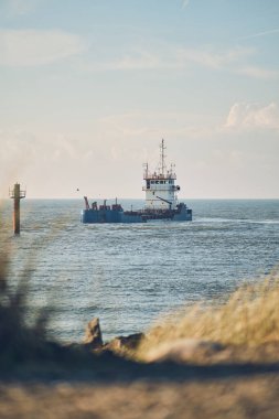 sand replenishments at west coast of denmark. High quality photo