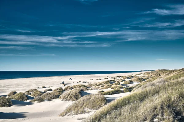 Белый Пляж Дании Высокое Качество Фото — стоковое фото
