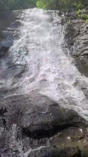Slow Motion Waterfall Shenandoah National Park Virginia Usa — Vídeos de Stock