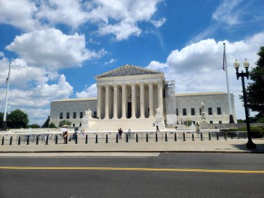 The United States Supreme Court in Washington DC clipart