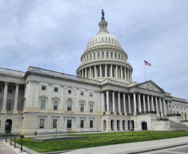 The Congress Building on Capitol Hill in Washington DC clipart