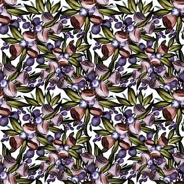Sehr Helles Muster Mit Blüten — Stockfoto