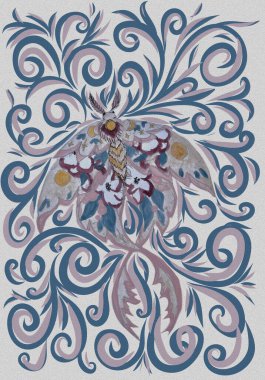 Kalıplarla parlak ve renkli kapak 