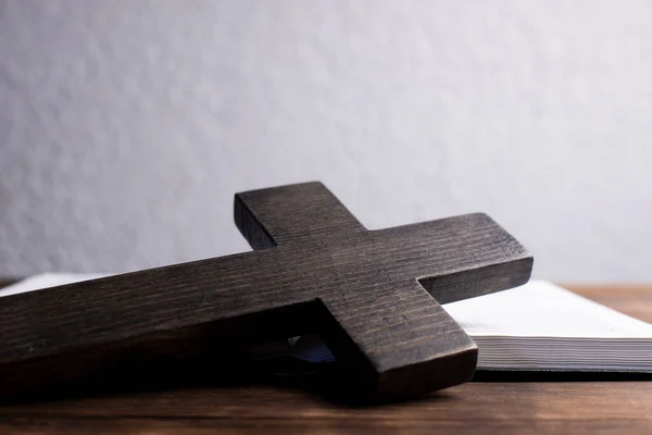 Ježíšův Kříž Ukřižování Bibli Svaté Modlitba — Stock fotografie