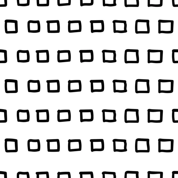 Simple Hand Drawn Geometric Pattern Abstract Spots Dashes Polka Dots — Stockvektor