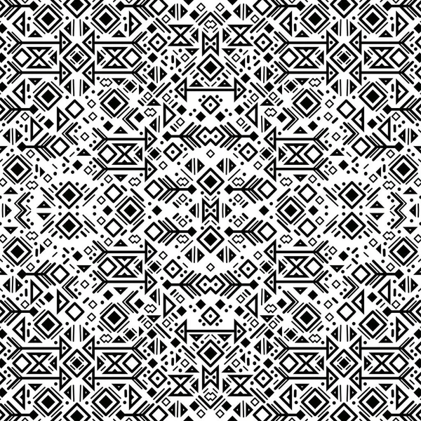 Векторний Фон Племінної Обкладинки Декоративний Ацтековий Безшовний Геометричний Етнічний Фон — стоковий вектор