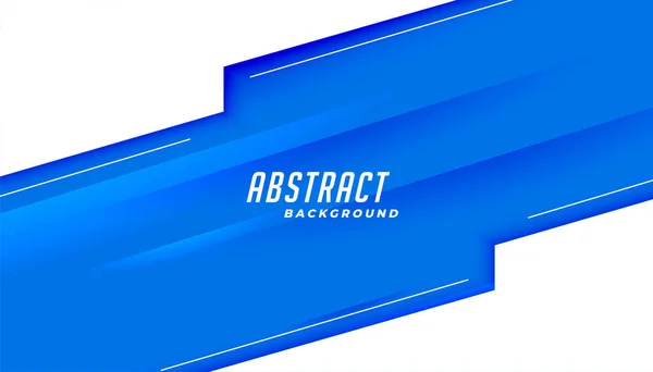 Moderno Abstracto Azul Geométrico Fondo Diseño Vector — Vector de stock