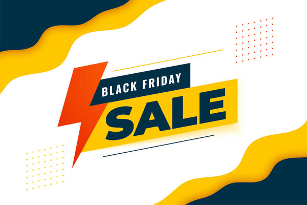 черный пятница фон продажи событий в современном стиле вектор 