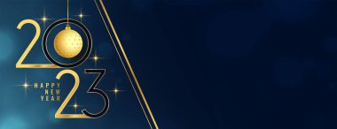 Ne güzel bir yeni yıl 2023 davetiye pankartı ve metin alanı 