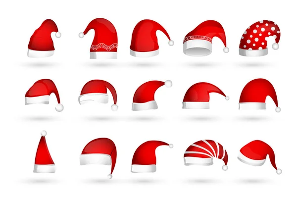 크리스마스나 새해를 빨간색 디자인의 클로스 — 스톡 벡터