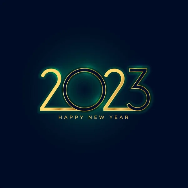 New Year Eve Celebration Banner 2023 Lettering Design — Stock Vector