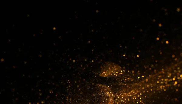 Blask Światła Brokat Złotym Kolorze Tła Projektu — Zdjęcie stockowe