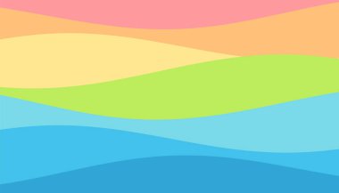 gökkuşağı renkli soyut arkaplan vektörü 