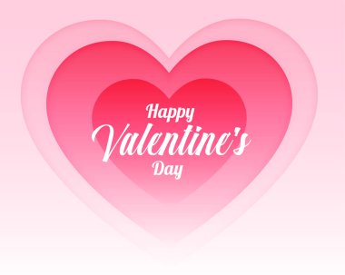 happy valentines day greeting card for lovely couple design vector 
