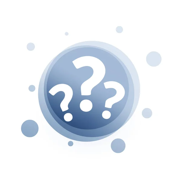 Question Mark Symbol Discussion Information Vector — Stockvector