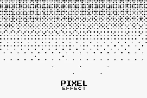 Abstract Pixilated Dotted Pattern Background Retro Style Vector — Image vectorielle
