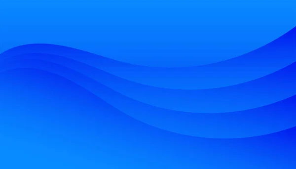 Abstract Curvy Lines Stripe Layout Blue Background Vector — Stockvektor