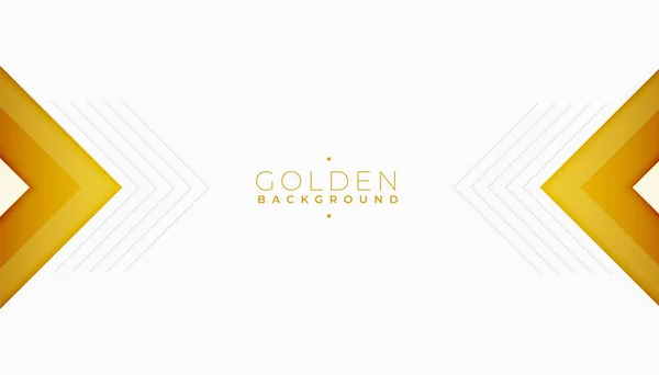 Perfecte Witte Gouden Abstracte Banner Voor Kunstwerkvector — Stockvector