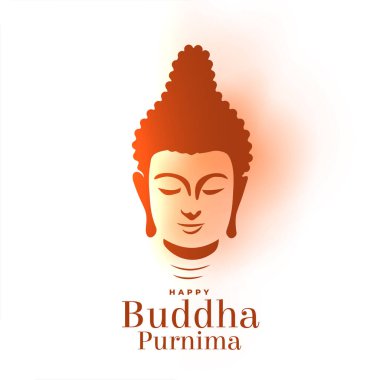 Dini bilgi vektörü için mutlu Buddha purnima arkaplanı